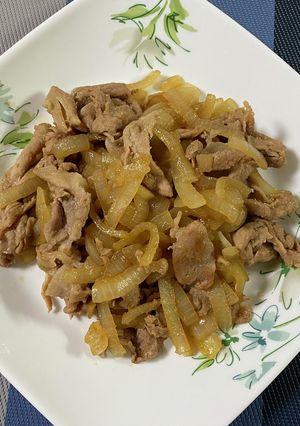 豚こま肉で生姜焼き〜♪-レシピのメイン写真