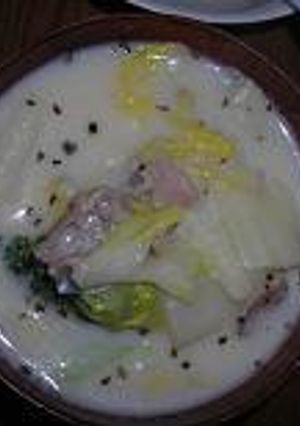 白菜と豚肉ブロッコリーのミルクスープ-レシピのメイン写真