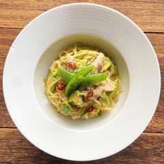 豚バラとアボカドの中華風パスタ-レシピのメイン写真