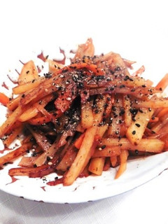 じゃがいもと人参の味噌きんぴら-レシピのメイン写真