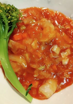 クックドゥの力を借りて海老チリ-レシピのメイン写真