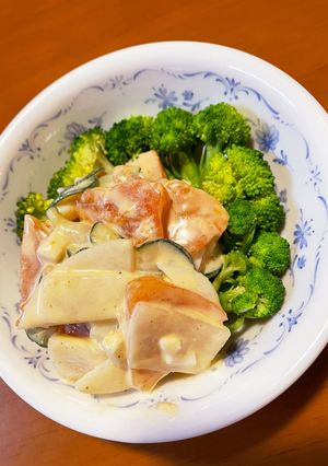 栄養満点な大根と柿のサラダ-レシピのメイン写真