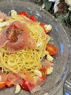 簡単オシャレ✨フライパン不使用冷製パスタ-レシピのメイン写真