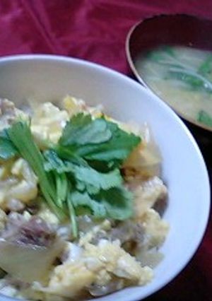 鶏せせりの親子丼-レシピのメイン写真