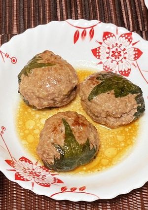 大葉ハンバーグ-レシピのメイン写真