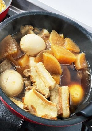 豚バラ大根と煮卵-レシピのメイン写真