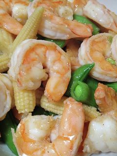 えびと野菜の塩炒め-レシピのメイン写真