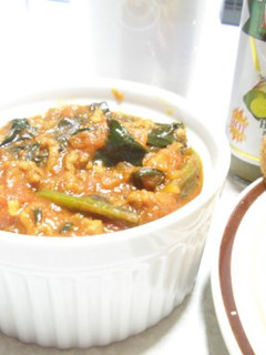 ほうれん草とトマトの簡単カレー-レシピのメイン写真