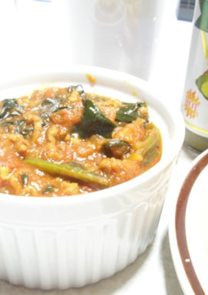 ほうれん草とトマトの簡単カレー-レシピのメイン写真