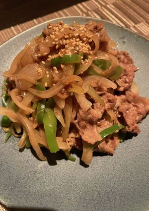 ☆ピーマンと玉ねぎの牛肉塩レモン炒め☆-レシピのメイン写真