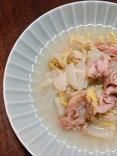簡単ごちそう!豚肉と白菜の塩麹バター煮-レシピのメイン写真