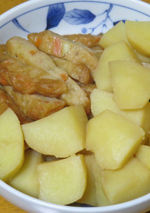 じゃが芋と天ぷらかまぼこの旨煮-レシピのメイン写真