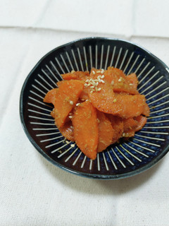 お弁当にも!にんじんのみそごま炒め-レシピのメイン写真