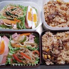 รูปของ 高校生息子、旦那弁当(12/9)