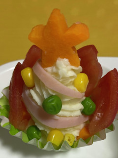 ツリーポテサラ-レシピのメイン写真