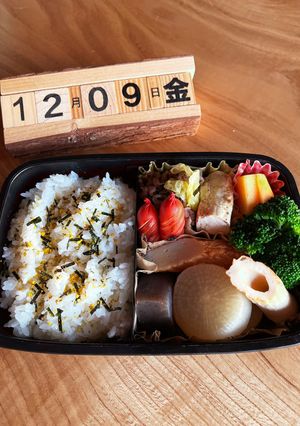 2022.12/9中学生男子お弁当-レシピのメイン写真