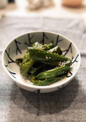 ホットクックでピーマンの煮浸し-レシピのメイン写真