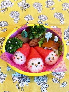 幼稚園年少 クリスマス こびと お弁当-レシピのメイン写真