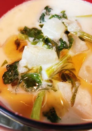 簡単カブと牛乳のスープ-レシピのメイン写真