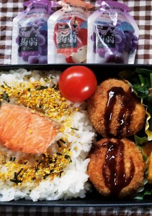 コロッケ弁当(12.9)-レシピのメイン写真