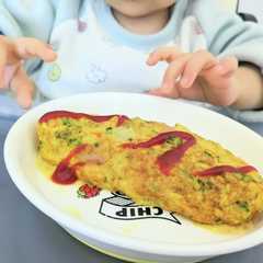 รูปของ 幼児食★ブロッコリーのオムレツ