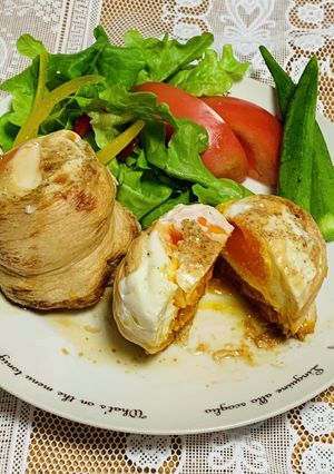 エッグくるま麩-レシピのメイン写真
