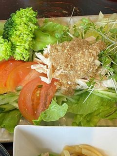 胡麻たっぷりバンバンジー風サラダ-レシピのメイン写真