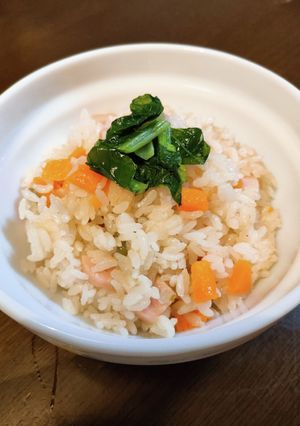 炊飯器で簡単失敗なし！炊き込みチャーハン-レシピのメイン写真