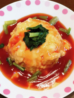 炊飯器とレンチンで!簡単天津飯-レシピのメイン写真