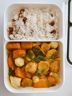 かぼちゃと鳥肉ブール炒め-レシピのメイン写真