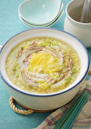 サッポロ一番 白菜チーズミルフィーユなべ-レシピのメイン写真