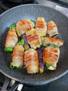 子どもが大好き!野菜の肉巻き♡-レシピのメイン写真