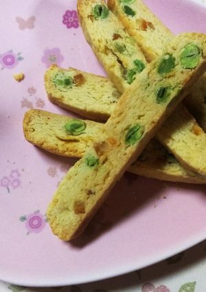 197　米粉と枝豆のビスコッティ-レシピのメイン写真