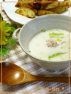あっという間!味噌が引き立つミルクスープ-レシピのメイン写真