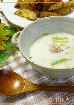 あっという間！味噌が引き立つミルクスープ-レシピのメイン写真