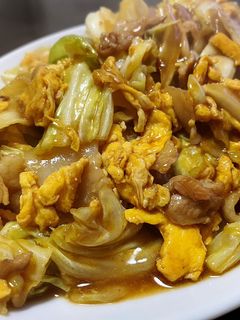 万能たれで簡単☆豚肉とキャベツの卵炒め-レシピのメイン写真
