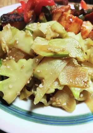 レンジでブロッコリーの茎炒め煮☆-レシピのメイン写真