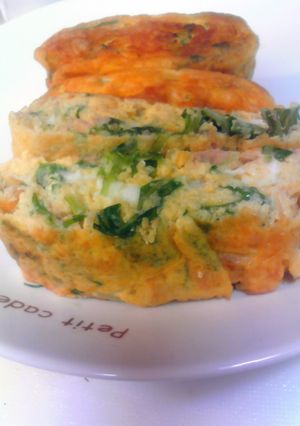 お弁当に♪水菜とツナの卵焼き-レシピのメイン写真