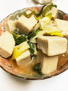煮豚の煮汁からの高野豆腐しみしみ-レシピのメイン写真