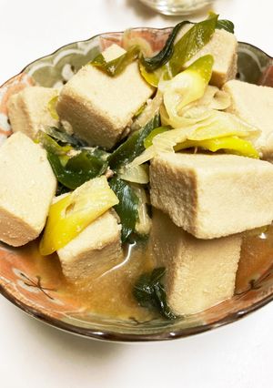 煮豚の煮汁からの高野豆腐しみしみ-レシピのメイン写真
