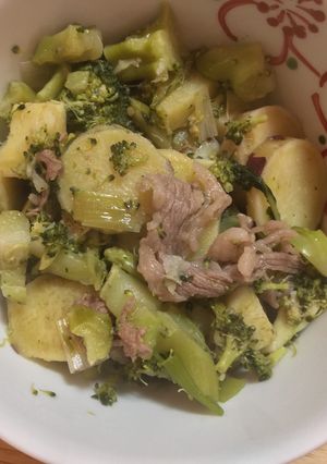 牛肉とブロッコリーとさつまいもの煮物-レシピのメイン写真