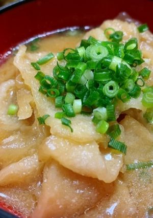 干し冬瓜のあったかお味噌汁-レシピのメイン写真