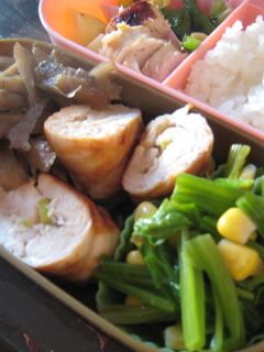 お弁当に・・・ささ身のねぎ味噌巻き焼き-レシピのメイン写真
