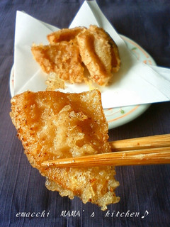 たけのこの煮物で天ぷら-レシピのメイン写真