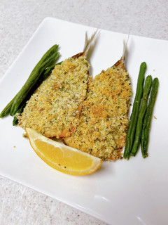 お魚のガーリックチーズ香草パン粉焼き-レシピのメイン写真