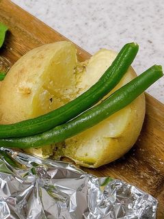 レンジで簡単♪じゃがいも一個だけ加熱-レシピのメイン写真