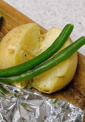 レンジで簡単♪じゃがいも一個だけ加熱-レシピのメイン写真