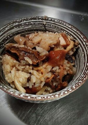 ポルチーニのキノコ飯❨(@≧↺≦@)❩ノ-レシピのメイン写真