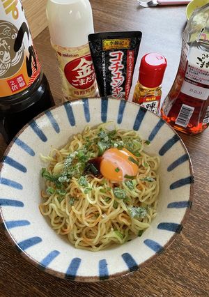 オリジナル釜玉中華ラーメン-レシピのメイン写真