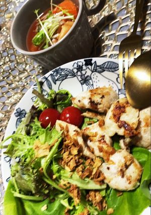 鶏ハムのエスニック炒め-レシピのメイン写真